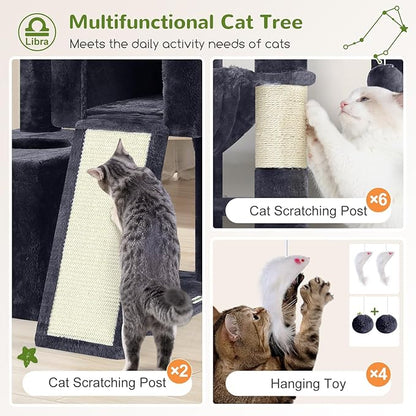 Globlazer Heavy Duty Cat Tree 78 inch Sturdy Cat Tower - Image 5