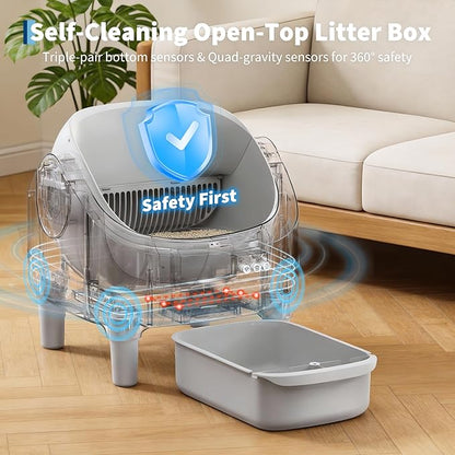 GarveeHome Self Cleaning Litter Box, Automatic Cat Litter Box - Image 3