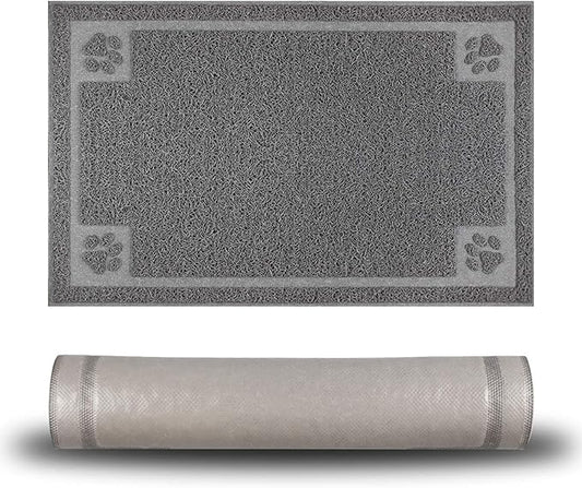 Pet Feeding Mat for Small Dogs and Cats 24" x 16" Flexible and Waterproof Dog by STELLAIRE+CHERN