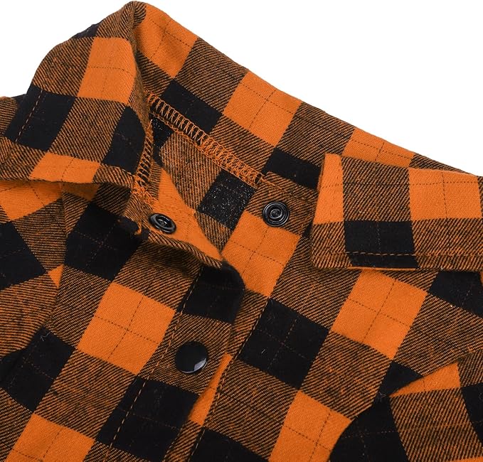 PUPTECK Plaid Fall Dog Shirt, Cute Puppy Cat Polo T-Shirt, Soft Pet Clothes Boy - Image 4
