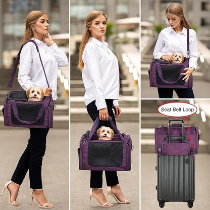 EliteField Deluxe Soft-Sided Pet Carrier, Travel Bag - Image 3