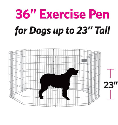 MidWest Homes for Pets 36-Inch Exercise Pen, for Indoor and Outdoor use - Image 7