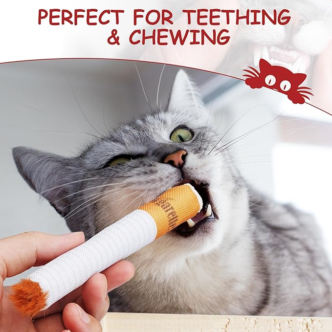 Nocciola 3 Pack Catnip Toys for Cats, Funny Cat Toys Filled - Image 5