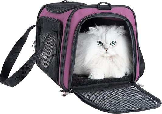 Easy Load Pet Carrier for Medium Cats and Small Dogs by petisfam