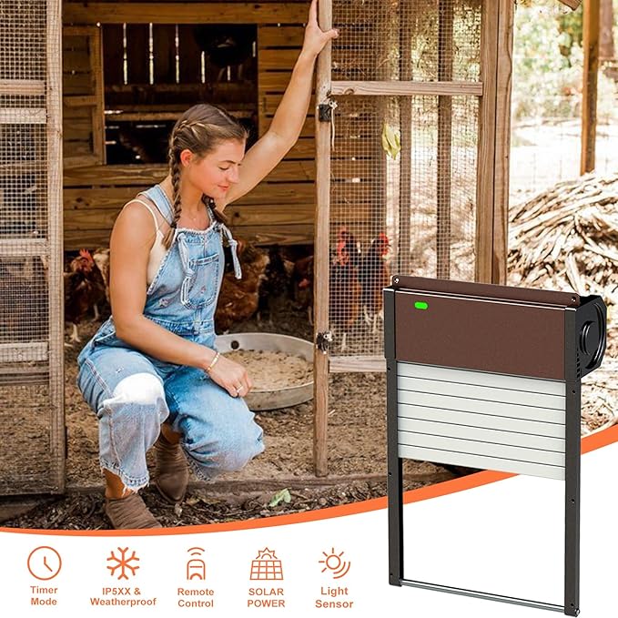 Automatic Chicken Coop Door Solar Powered - Image 2