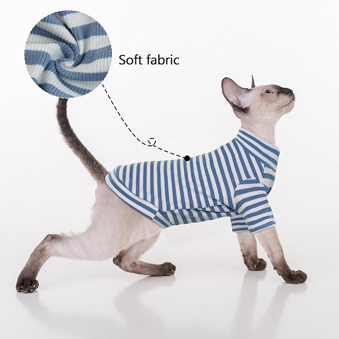 PUMYPOREITY Sphynx Cat Clothes: Soft Hairless Shirt - Image 4