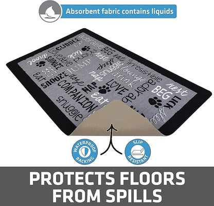 Drymate Pet Bowl Placemat, Dog & Cat Food Feeding Mat - Image 3