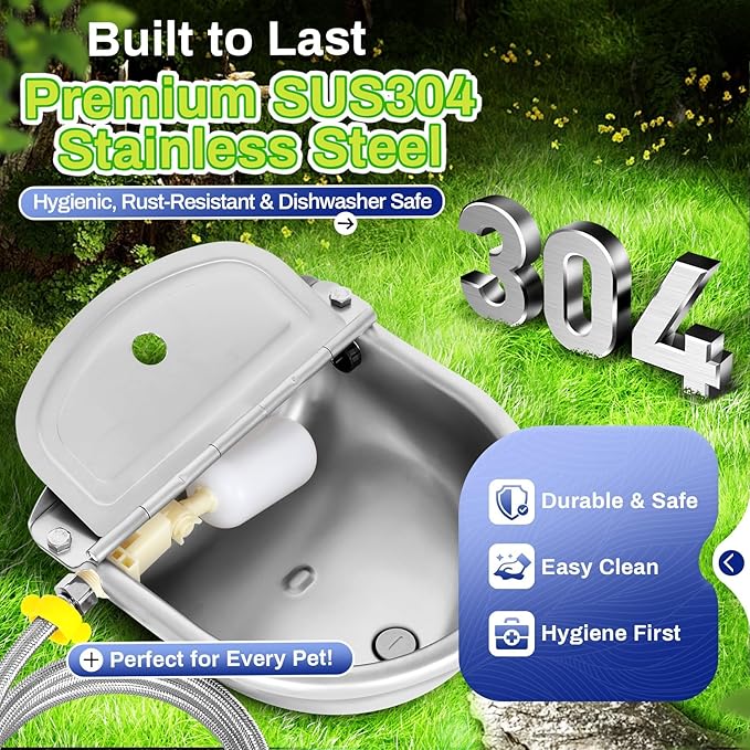 Ademon Automatic Animal Drinking Water Bowl - Image 3