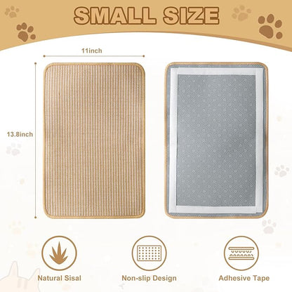 Cat Scratching Mat Sisal, Sisal Fabric Large Pet Scratching Pad - Image 2