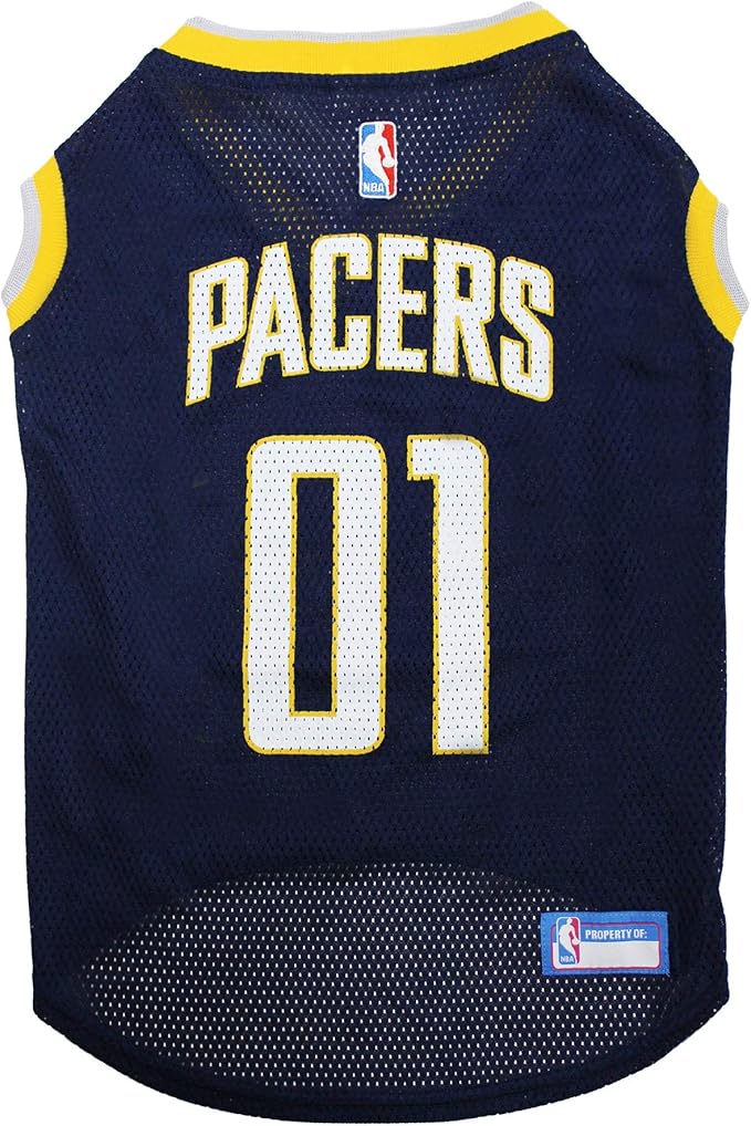 Pets First NBA INDIANA PACERS DOG Jersey, Small by PETSFIRST