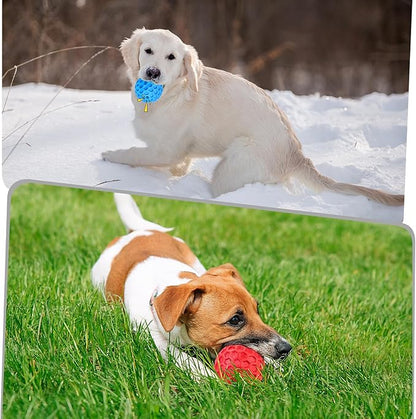 Squeaky Dog Toys for Aggressive Chewers, Indestructible Dog Balls for - Image 4