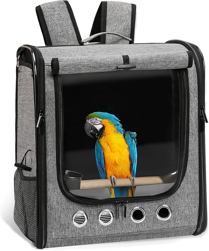 Bird Carrier Bag Bird Travel Cage by GRLEAYIE