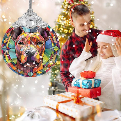 Jocidea Dog Ornament, American Staffordshire Terrier Hanging Ornament - Image 7