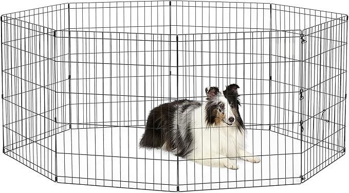 New World by MidWest Homes for Pets 30-Inch Exercise Pen, for Indoor and by NewWorldPetProducts