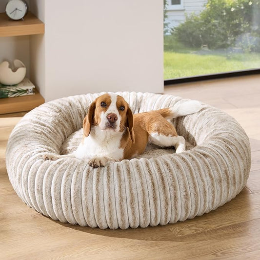 Bedsure ComfyFleece™ Donut Large Dog Bed by Unknown