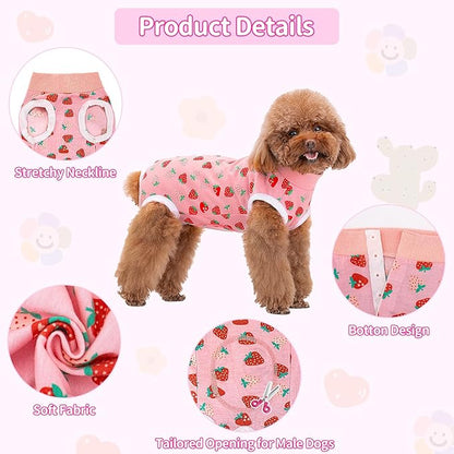 Coppthinktu Recovery Suit for Dogs After Surgery, Dog Onesie Surgery Recovery - Image 3
