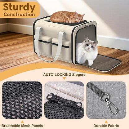 Cat Carrier Soft Airline Approved - Image 8