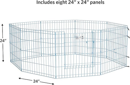 MidWest Homes for Pets 24-Inch Exercise Pen, for Indoor and Outdoor Use - Image 4
