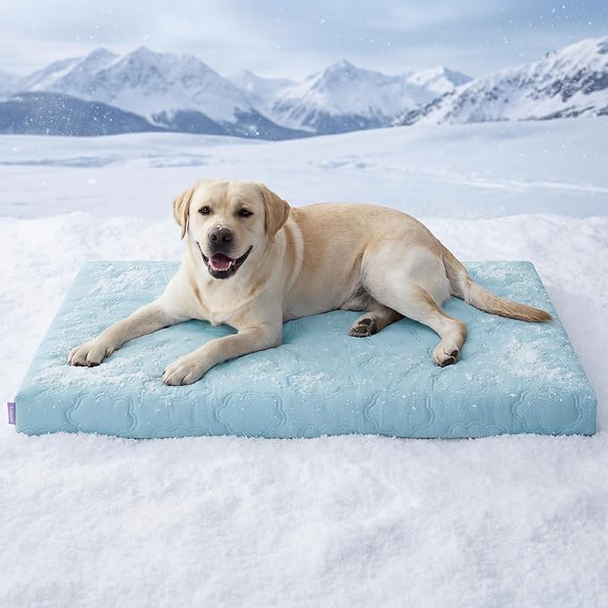 LE SURE Cooling Dog Bed, XXL Q-Max>0.5 Cooling Mat by Lesure