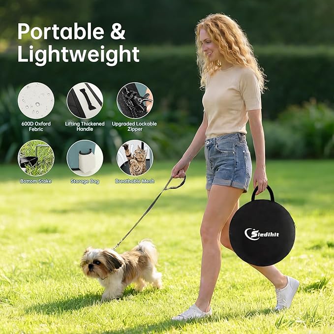 Dog Playpen, Cat Pet Puppy Pen, Portable Playpens - Image 5