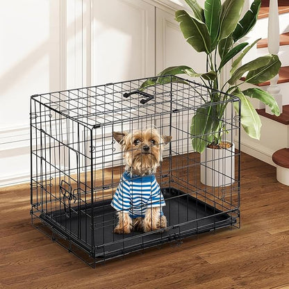 DUMOS Dog Crate, 30 Inch Small Medium Single Door Dog Cage - Image 2