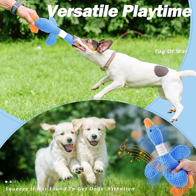 Vitscan 2 Pack Goose Tough Dog Toys - Image 8