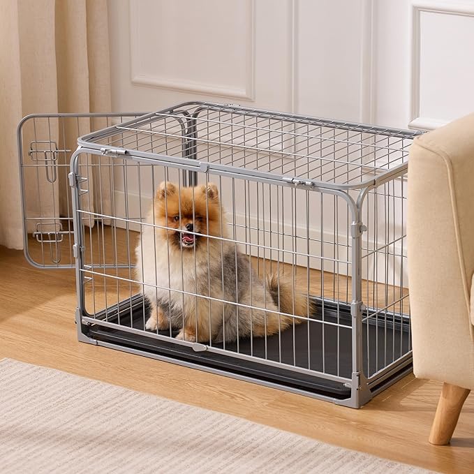 ZOMISIA Collapsible Dog Crate for Small Dogs - Image 5