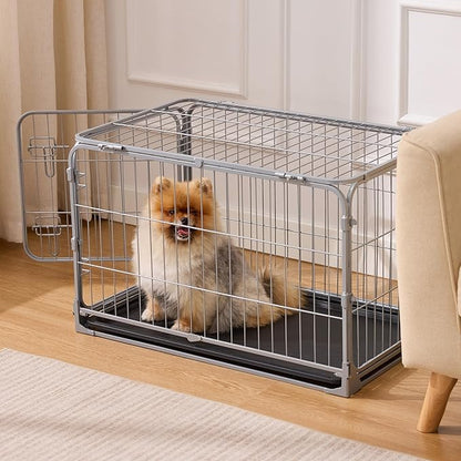 ZOMISIA Collapsible Dog Crate for Small Dogs - Image 5