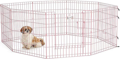 MidWest Homes for Pets 24-Inch Exercise Pen, for Indoor and Outdoor Use by MidWestHomesForPets