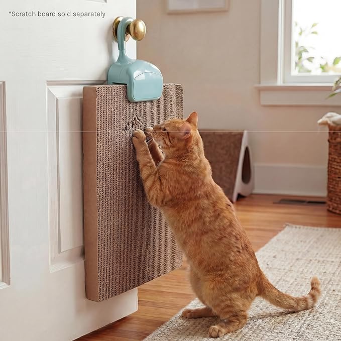 Kitty City Over The Door Cat Scratcher Clip – Space Saving Vertical Scratching - Image 4