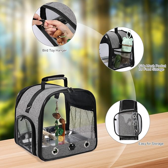 Bird Carrier Bag Bird Travel Cage - Image 4
