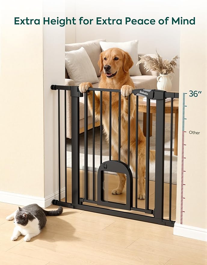 Babelio 36" Tall Upgraded Baby Gate - Image 2