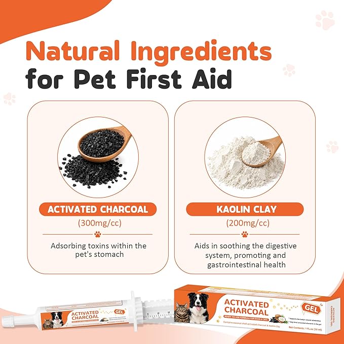 Activated Charcoal Paste for Dogs & Cats – 30 ml First Aid for Pet Poison - Image 4