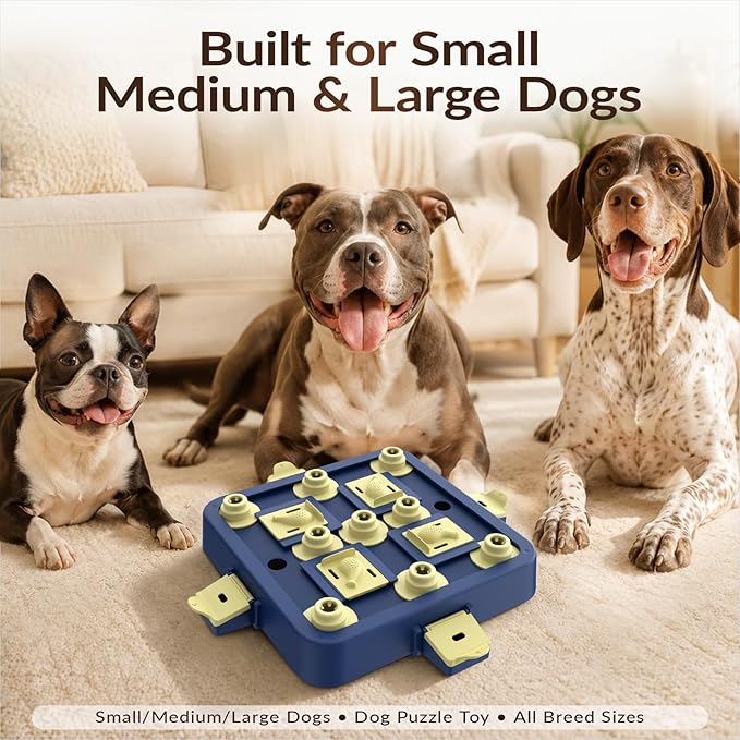 KADTC Dog Chess Puzzle Toy, Large Size, 3 Levels of Step-by-Step Challenge - Image 8