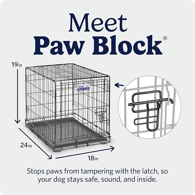 MidWest Homes for Pets 24-Inch iCrate for Small Breeds, 12-20 lbs, Single Door - Image 4