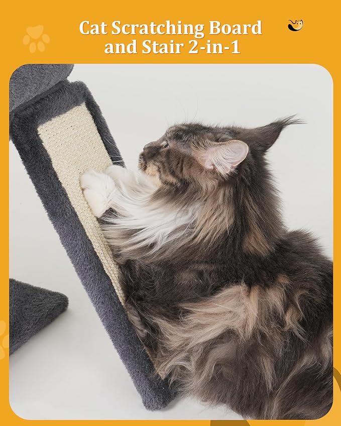 Aechonow Cat Tree for Large Cats, 14Inch Cat Tree Tower - Image 4