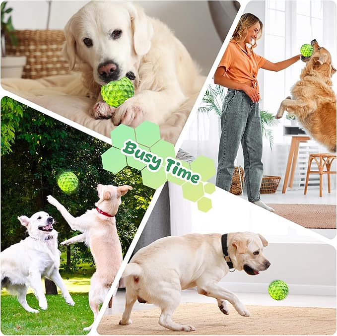 Tough Dog Chew Toys for Aggressive Chewers, Indestructible Dog Balls for - Image 7