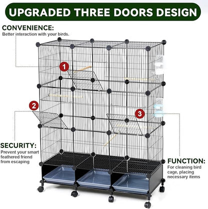 VISCOO Encrypted Bird Cage, - Image 7