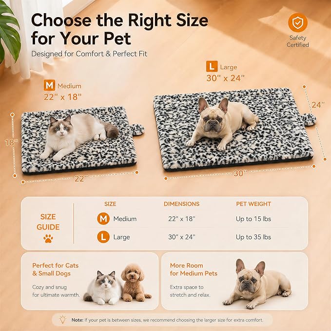 Self Warming Cat Pad for Cats and Small Dogs, Non Electric Thermal Pet Mat - Image 7