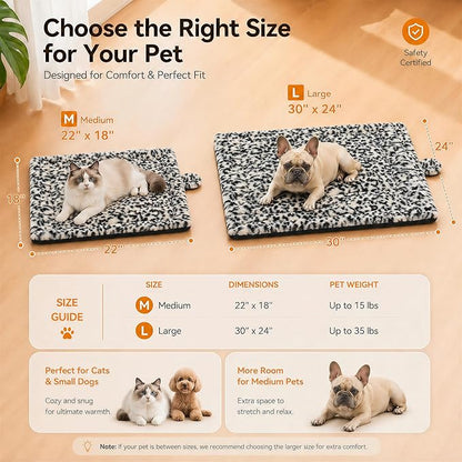 Self Warming Cat Pad for Cats and Small Dogs, Non Electric Thermal Pet Mat - Image 7