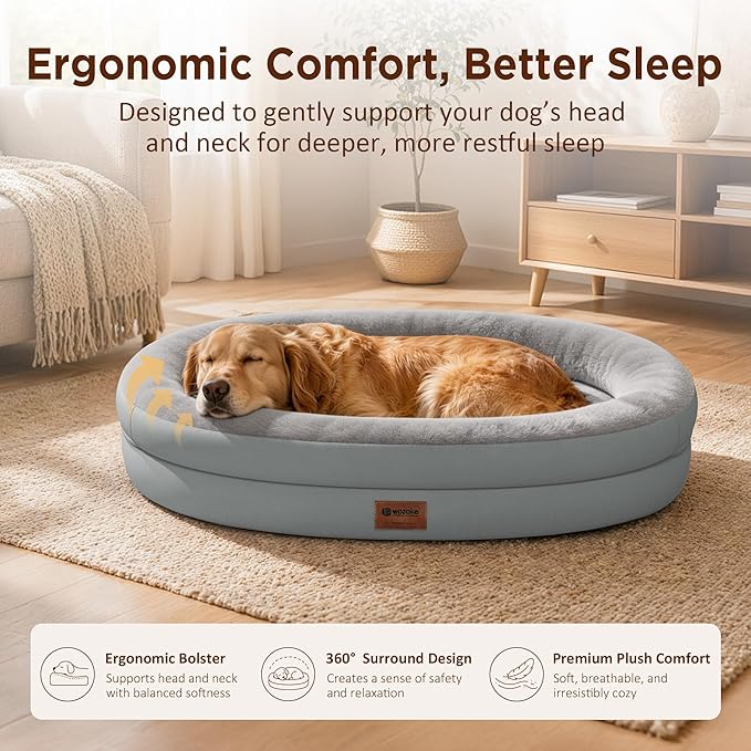 Orthopedic Dog Bed for Large Dogs, Waterproof Dog Bed for Large Size Dogs - Image 2