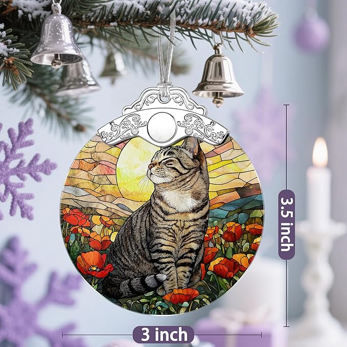 Stained Glass Ornament, Christmas Ornaments, Christmas Decorations - Image 4