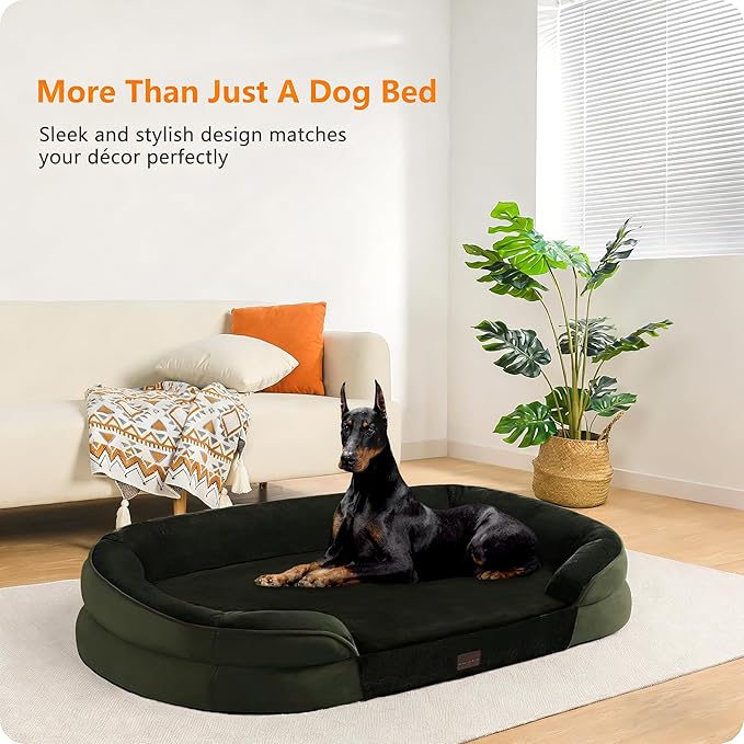 Dwanton Orthopedic Dog Bed for Extra Extra Large Dogs - Image 2
