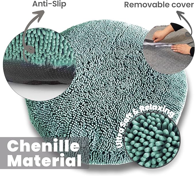 Muddy Mat® Cloud K-9 Bed for Dogs & Cats, Soft & Relaxing Donut Dog Bed - Image 2