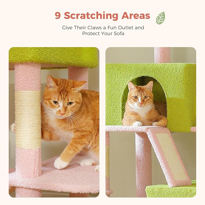 MUTTROS Flower Cat Tree Tall 70.8" - Image 5