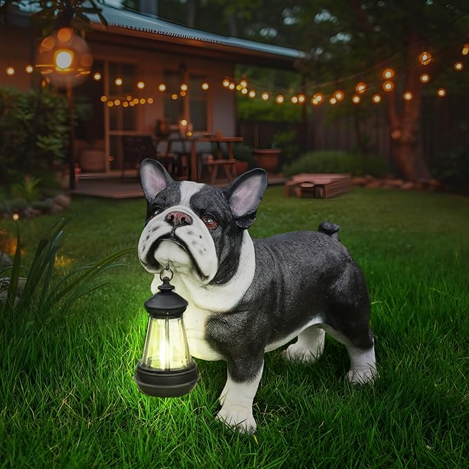 English Bulldog Dog Garden Statue - Image 7