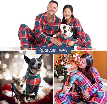 Spark Paws Dog Christmas Pajama, Dog Recovery Suit Male, Ultra-Soft and 4-Way - Image 8