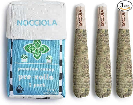 Nocciola 3 Pack Catnip Toys for Cats, Funny Cat Toys Filled by Nocciola