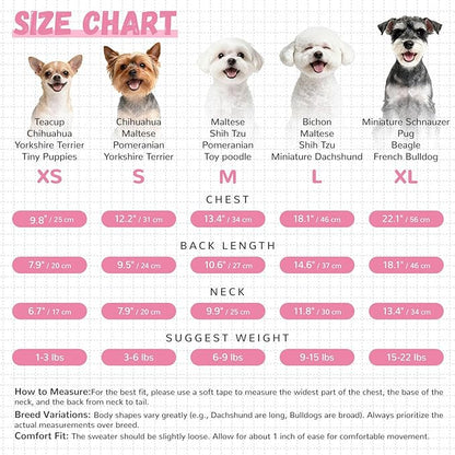 ABRRLO Small Dog Sweaters Cute Bear Dog Cardigans Clothes - Image 6