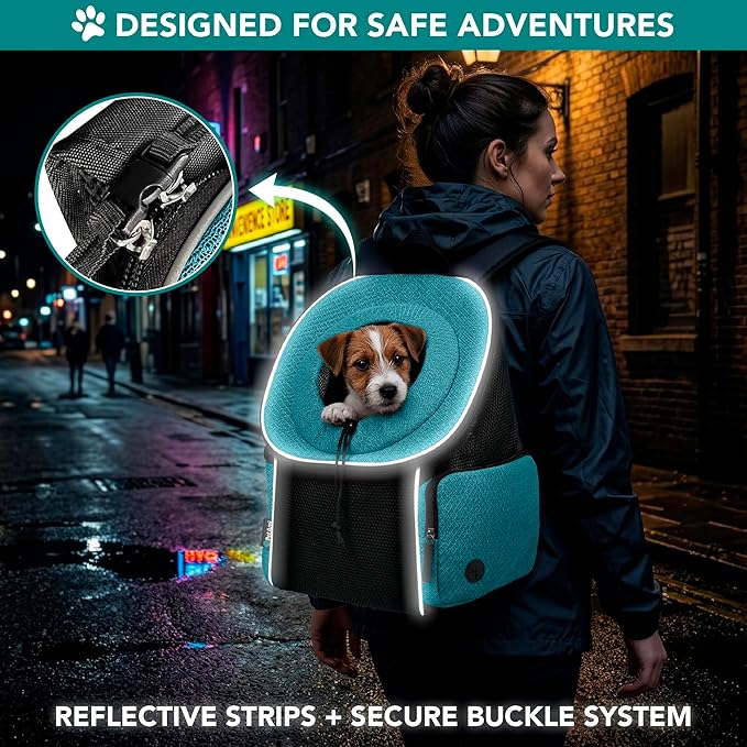 PetAmi Dog Carrier Backpack, Hands Free Front Pet Carrier - Image 6